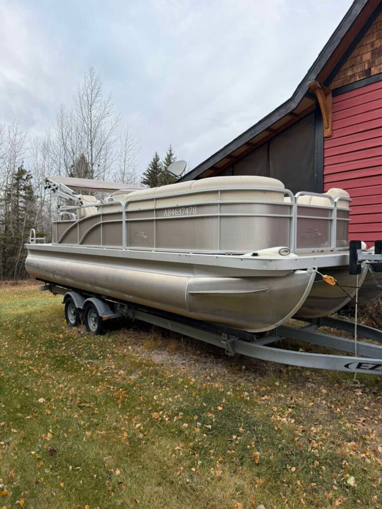 Boat for Shrink Wrap Service