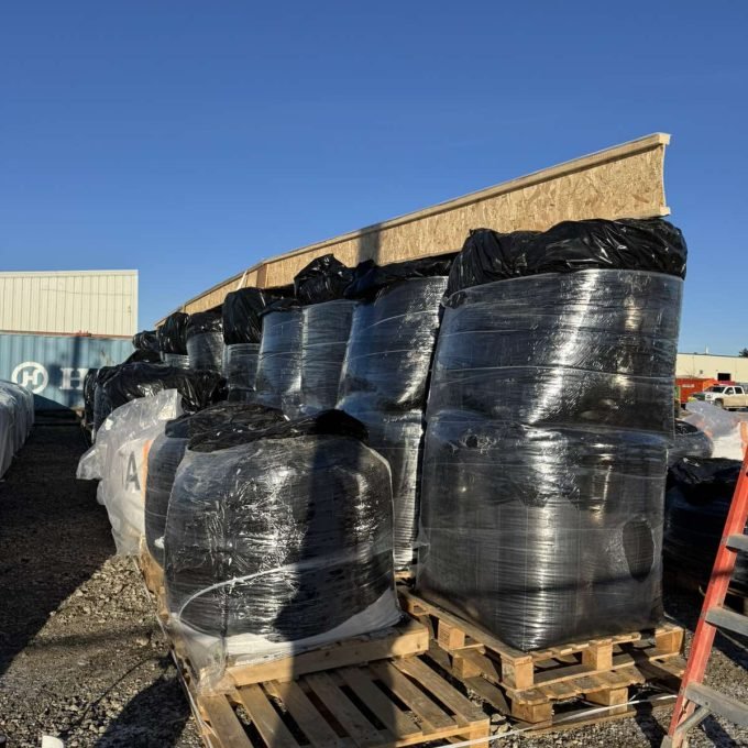 constructions material before shrink wrap